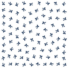 a pattern of blue and white snowflakes
