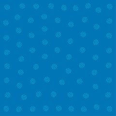 a blue background with a pattern of circles