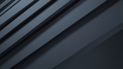 Obraz premium Dark Gray Abstract Minimalist Lines and Shadows Graphic Design Background