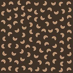 a pattern of brown and white circles