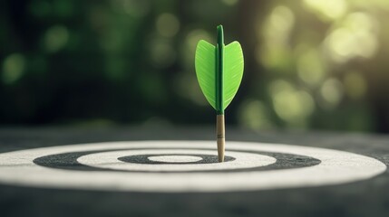 Achieving Green Goals: A Dart Precisely Hitting the Bullseye of Sustainability