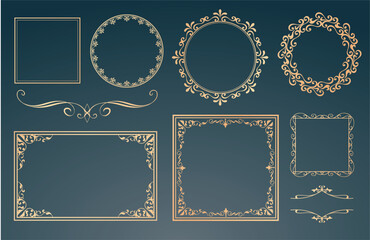 アンティークフレームデザイン