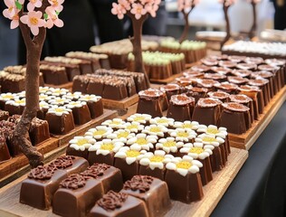 Gourmet Chocolate Assortment Display