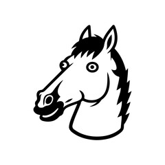 Fototapeta premium Horse Meme Face