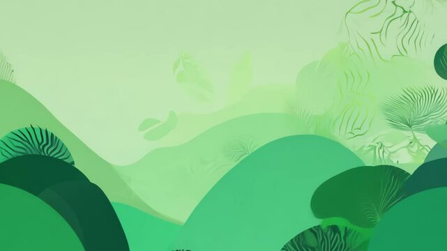 Vibrant Animated Green Backgrounds for Beautiful Modern Videos