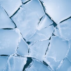Shattered Ice, Frozen Texture