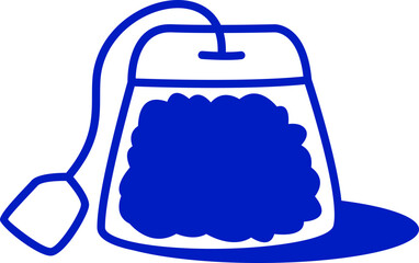 Breakfast Food Line Art Element