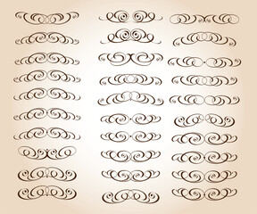 4577.eps calligraphic design elements and page decoration