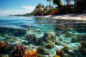 vibrant tropical beaches burst with an exuberant array of marine life, coral reefs, and captivating coastal habitats that hold immense ecological importance
