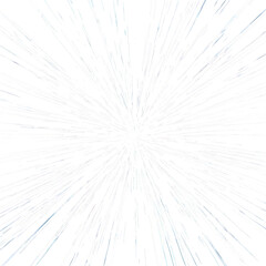 Space Light Speed Effect - Dynamic Starfield Warp Background for Sci-Fi Movies, Games and Digital Art Projects - White Hyperspace Jump Overlay