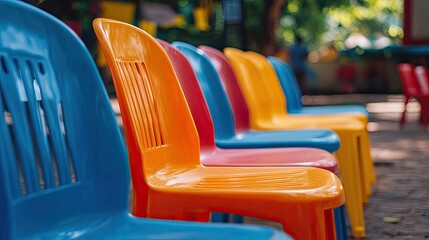 Plastic Chair with a Stylish Modern Style