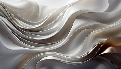 Obraz premium 白のシルク