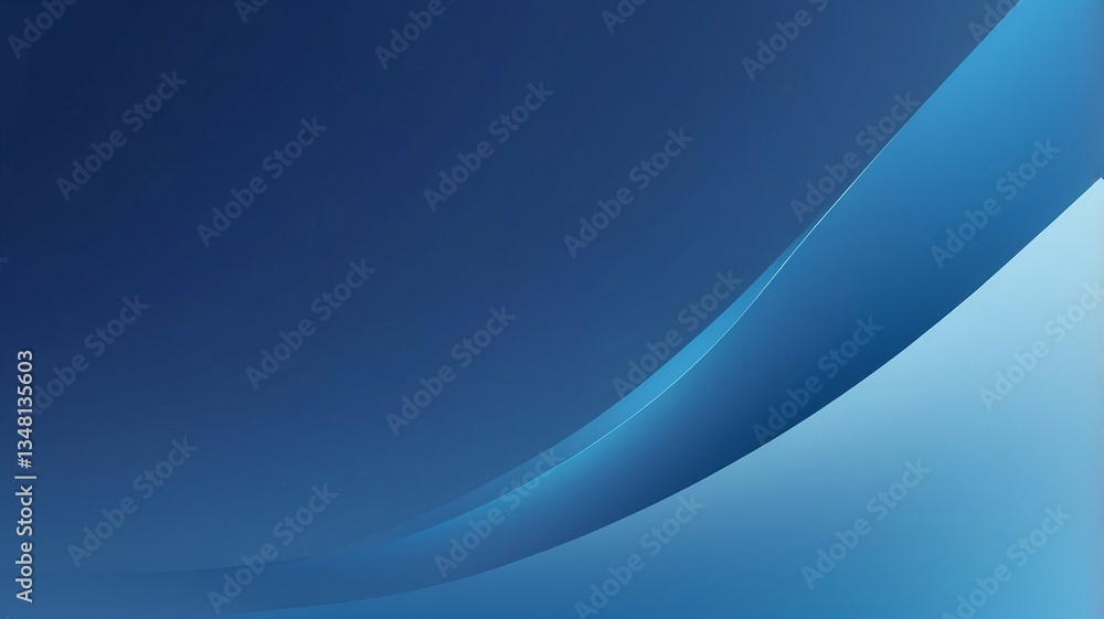 Poster modern smooth blue gradient background with subtle diagonal light streaks