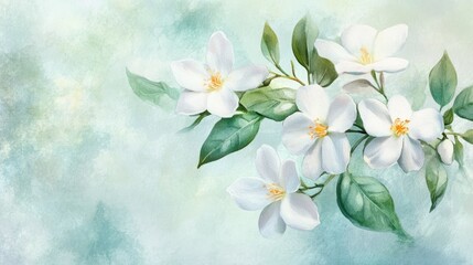 Delicate spring blossoms