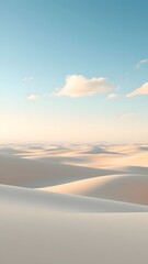 Serene Desert Dunes at Sunset