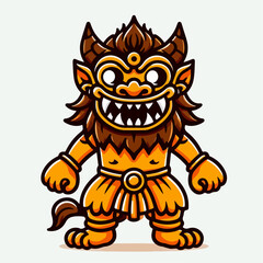 ogoh-ogoh vector illustration