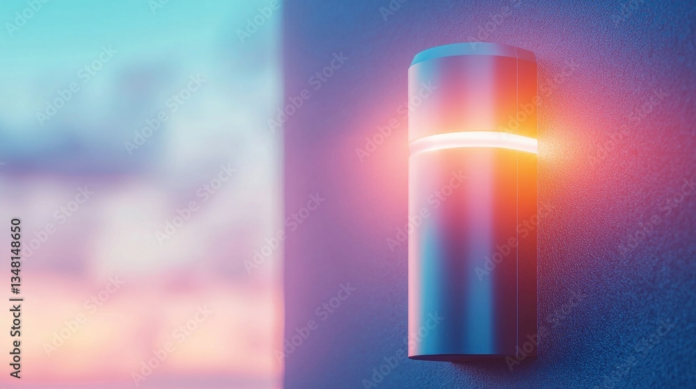 Poster office intelligent solution technology close up of a fingerprint scanner granting access to secure d