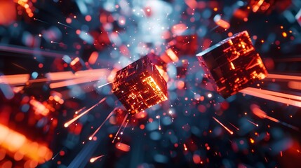 Dynamic Dimensions logo, innovative 2D and 3D design, high-energy, modern and gaming-inspired visuals. 
