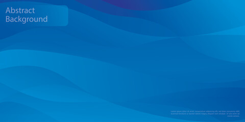 Teal background. Abstract very saturated light bluish cyan pattern with translucent curved line. Vector EPS10
