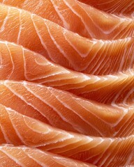 Slicing fresh salmon for culinary delights gourmet kitchen food photography bright lighting close-up healthy eating