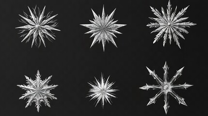 frame made of silver stars on a dark gray background. place for text, view from the top