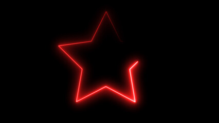 Abstract digital background with neon stars.
 Digital 3d rendering
 Abstract neon light frame,background color. Illuminated blue stage, led strobe lights.