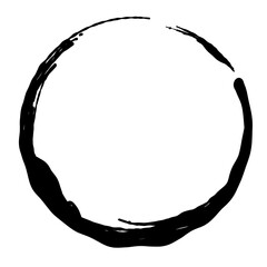 Coffee Stain Rings and Abstract Circle Traces from Cup for Vintage and Grunge Design