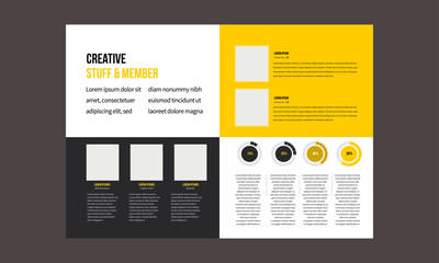 brochure template, corporate business booklet, simple style and modern layout, bifold brochure, annual report template, annual report, brochure template