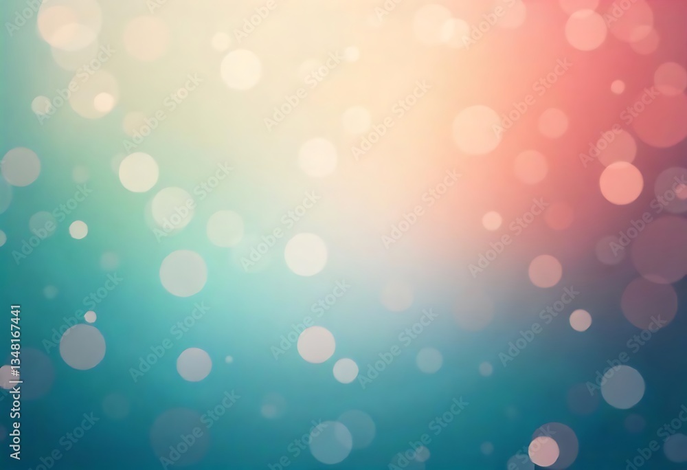 Aufkleber generative ai bokeh background with soft pastel colors and glowing blurred circles for abstract desi