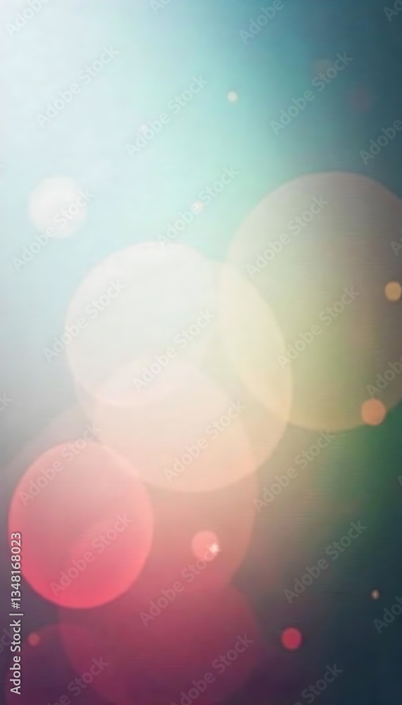 Poster generative ai, abstract background with bokeh effect for wallpaper or creative design