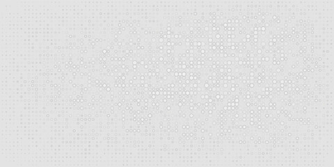 Fototapeta premium Dot white gray wave light technology texture background