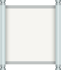 Ancient Chinese Traditional Scroll, Elegant Oriental Banner with Classic Patterns, suitable for various Oriental and Chinese-style designs, as well as festivals and celebrations.