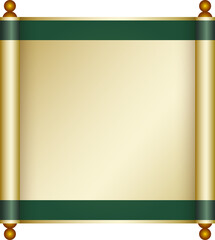 Ancient Chinese Traditional Scroll, Elegant Oriental Banner with Classic Patterns, suitable for various Oriental and Chinese-style designs, as well as festivals and celebrations.