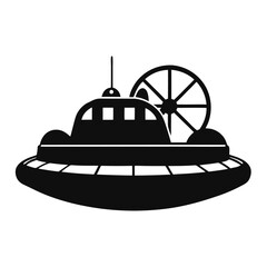 Extraterrestrial Spaceship Silhouette Illustration
