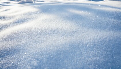the background is white the texture of the brilliant snow for the new year s postcard