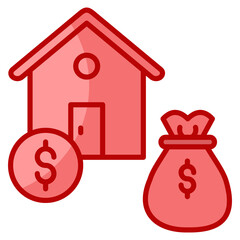 Fixed Assets  Icon Element For Design