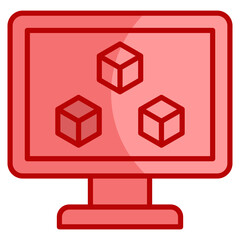 Digital Asset  Icon Element For Design