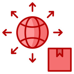 Distribution  Icon Element For Design