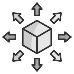 Allocation  Icon Element For Design