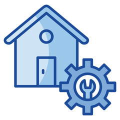 Maintenance  Icon Element For Design