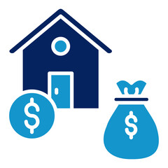 Fixed Assets  Icon Element For Design