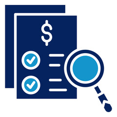 Auditing  Icon Element For Design