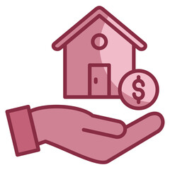 Real Estate  Icon Element For Design