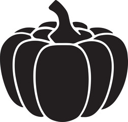 pumpkin vector silhouette