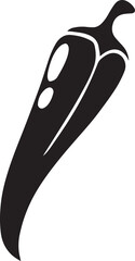 Chili vector silhouette