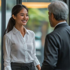 portrait of a young business woman