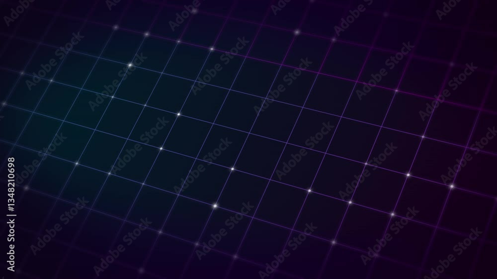 Poster abstract minimalist grid with dots