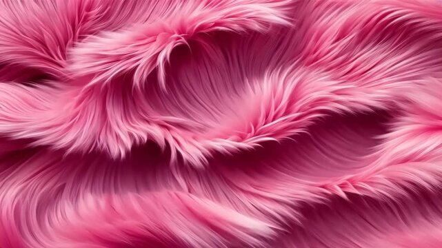 Abstract Pink Fur Texture: A Luxurious and Soft Background