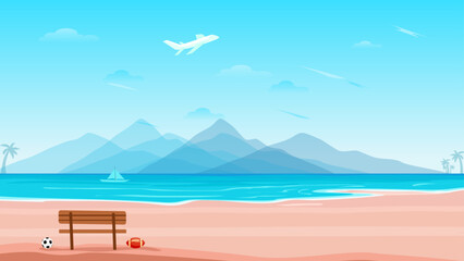 Naklejka premium mac wallpaper, vector illustration for web, presentation slides, print, etc