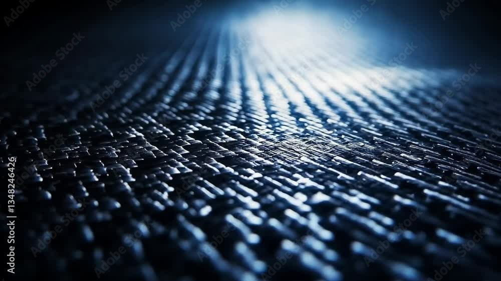 Poster captivating carbon fiber texture with depth and shine generative ai